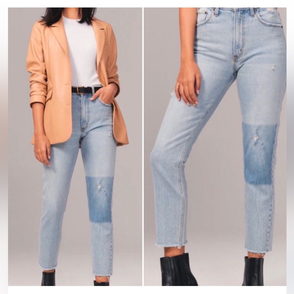 Abercrombie High Rise Mom Jeans